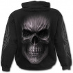 Sweat-shirt gothique homme avec effroyable tête de mort