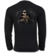 Sweat-shirt gothique homme avec la Mort faisant un fuck (sans capuche)