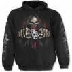 Sweat-shirt gothique homme avec La Mort pointant ses pistolets