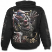 Sweat-shirt gothique homme à boite surprise avec clown sanguinaire
