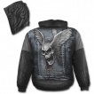 Sweat-shirt gothique homme imitation tenue Trash Métal
