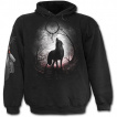 Sweat-shirt gothique homme à meute de loup et attrape rêve