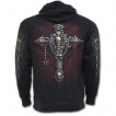 Sweat-shirt homme  crane form d'ossements et croix gothique