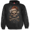 Sweat-shirt homme  pre Noel squelette rock