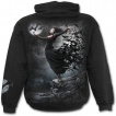 Sweat-shirt homme avec baronne de la nuit et crane à ailes de chauve-souris