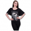 T-shirt femme gothique manches voiles  