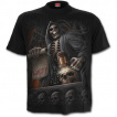 T-shirt gothique homme avec juge de la mort et bourreau  faux