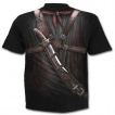 T-shirt homme avec motif imitation tenue de mercenaire