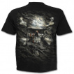 T-shirt homme goth-rock  tte de mort camouflage