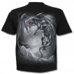 T-shirt homme gothique  dragon gris libr de ces chaines