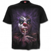 T-shirt homme gothique  visage de clown sanguinaire