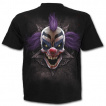 T-shirt homme gothique  visage de clown sanguinaire