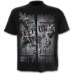 T-shirt homme noir  zombies enferms