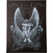 Toile déco à femme ange enchainée sur pentagramme