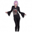 Top manches amples et col haut  reine de la nuit vampire