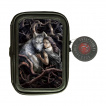 Trousse d'école effets 3D Lien d'âmes femme et loup - Anne Stokes