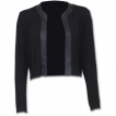 Tunique et cardigan gothique avec femme maquillée style macabre