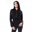 Veste courte femme goth-rock noir TIIA JACKET - Heartless