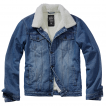 Veste en jean's fourrée Sherpa Denim Jacket - Bleu - Brandit