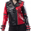 Veste femme goth-rock noir ASYLUM BIKER JACKET - Heartless