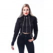 Veste femme goth-rock noir  zips GRAY JACKET - Chemical Black