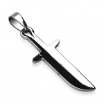 Pendentif acier �p�e