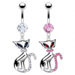 Piercing nombril chat royale