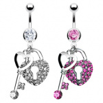 Piercing nombril cl� de la beaut�