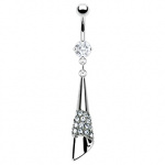 Piercing nombril cornet �l�gant