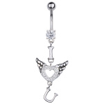 Piercing nombril I love you ail�