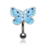 Piercing nombril papillon mouchet�