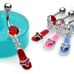 Piercing nombril tongue