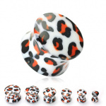 Piercing plug peau L�opard