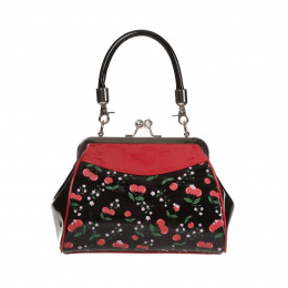 Banned Punk Grande Tartan Menottes Sac /à main Sac gothique Rouge