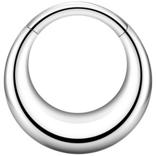 Anneau charnire Titane  base large (septum, lobe, daith...)