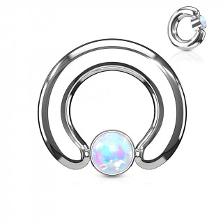 Plug Tunnel Pour Oreille En Pierre Naturelle Bleue - Double Évasé, Différents Diamètres De 6mm à 25mm - Bijou D'Extension D'Oreille - Tata Gisèle