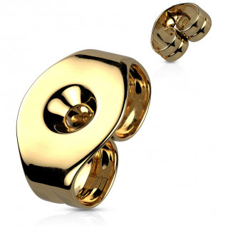Attache papillon en Titane dor grade 12 pour tige 8mm