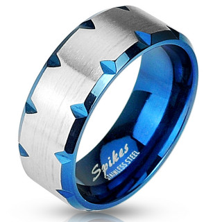 Bague homme acier Antarctica