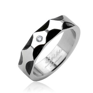 Bague homme acier Penumbra