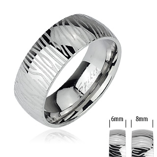 Bague homme acier Savana