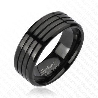 Bague homme titane Tracking