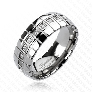 Bague homme titane Light Turtle