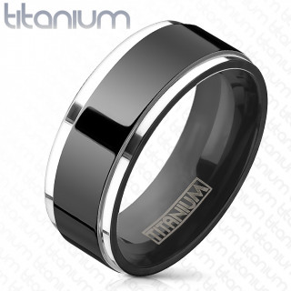 Bague homme titane Darkloop