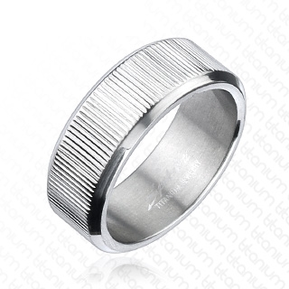 Bague homme titane Dewlap