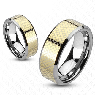 Bague homme tungstene Wiring