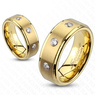 Bague homme tungstene Spotlight