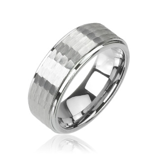 Bague homme tungstene Pulse