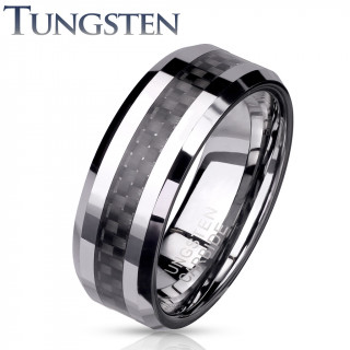 Bague homme tungstene Race