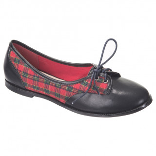 Ballerines punk-rock  tartan cossais - Banned