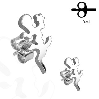 Boucle d'oreille l�zard (� l'unit�)